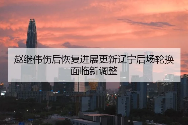 赵继伟伤后恢复进展更新辽宁后场轮换面临新调整